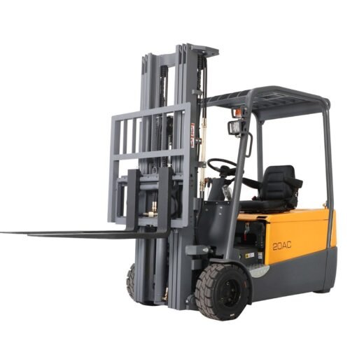 3 wheels electric battery powered forklift 4400 lbs cap. A-4023