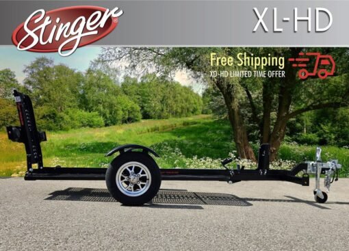 Stinger Folding Trailer XL-HD The Ultimate Single Motorcycle Trailer