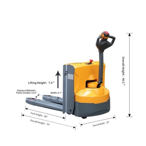 Electric Walkie Pallet Jack 4400lbs 48" x27" - Image 5