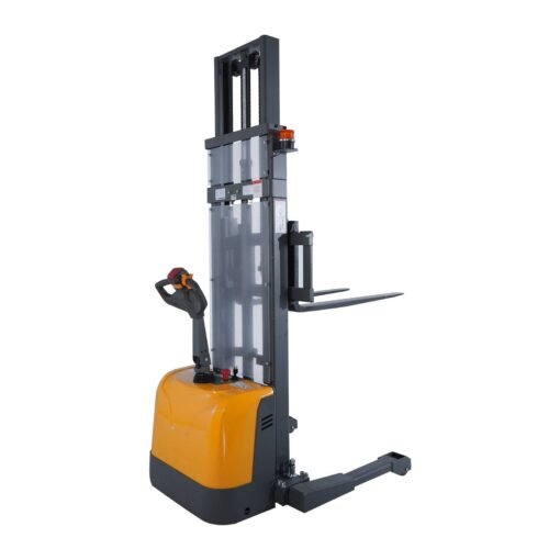 Powered Forklift Full Electric Walkie Stacker 3300lbs Cap. Straddle Legs.130" lifting A-3049