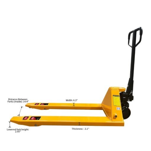 Heavy Duty Manual Hand Pallet Jack for Material Handling 7700 lbs 48" x27"Fork - Image 6