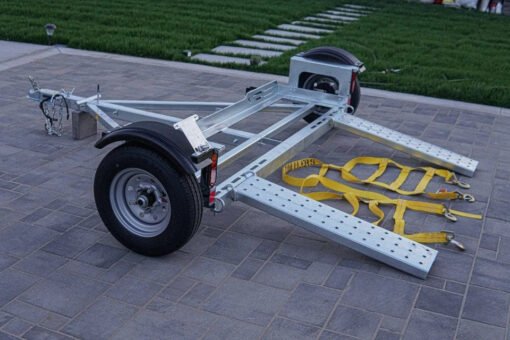 Galvanized EZ Haul Stand Up Idler Car Tow Dolly