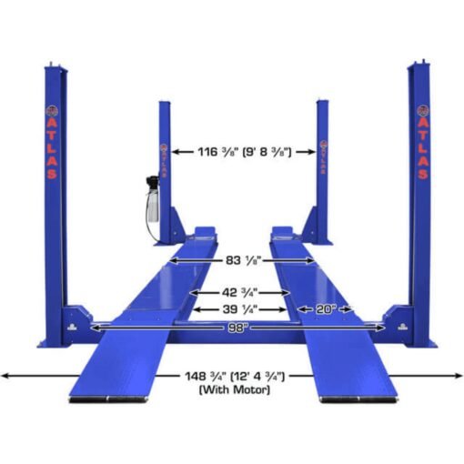 Atlas Platinum PVL14OF-EXT 14000 lb Certified Alignment Lift - Image 5