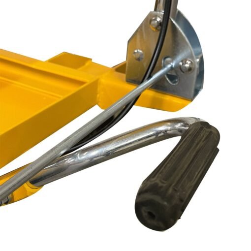 Single Scissor Lift Table 440 lbs. 39.4 " lifting height with durable big rubber load wheel - Image 7